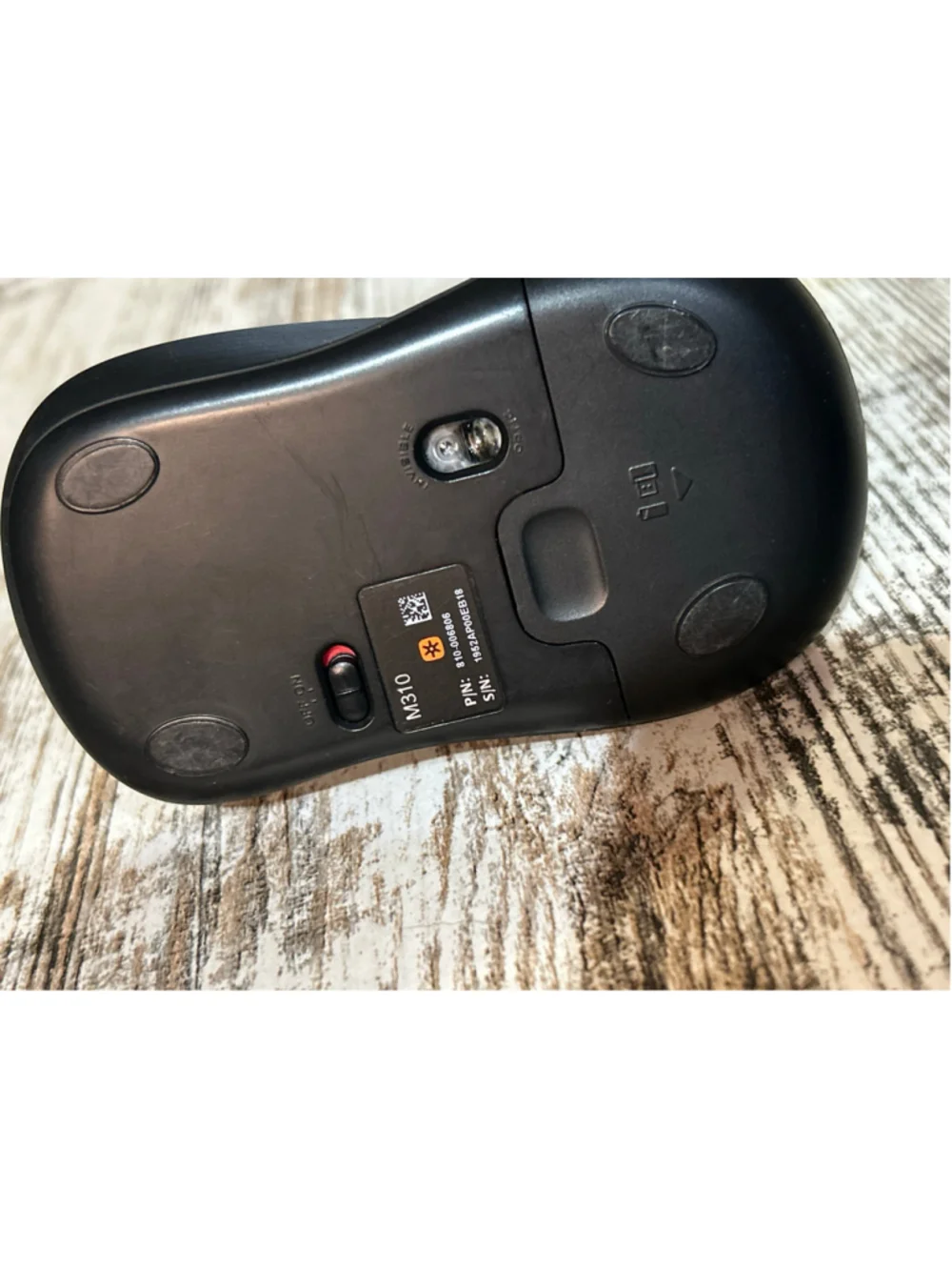 Logitech M310 Wireless Optical Mouse One Size Black